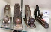 (4) Stanley wood planes, c/o C