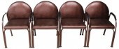 (4) STEELCASE UPHOLSTERED ARMC