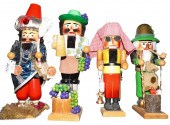 (4) Steinbach wood nutcrackers
