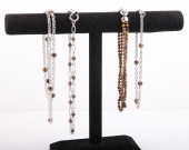 (4) Sterling and tigers eye ne