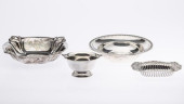 4 STERLING BOWLS VARYING SIZE,