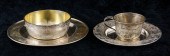 4 STERLING CHILD'S DISHES: A K