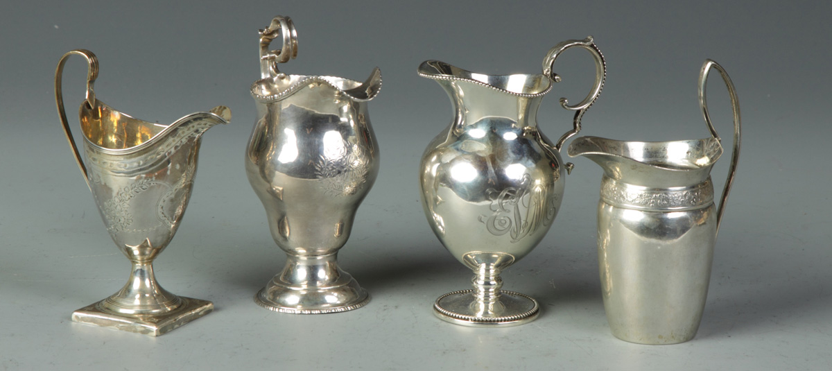 4 Sterling Creamers 110. 4 Sterling