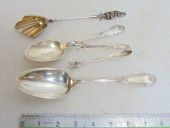 4 STERLING SERVING PIECES, 2 S