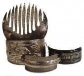 (4) STERLING & SILVER HAIR COM