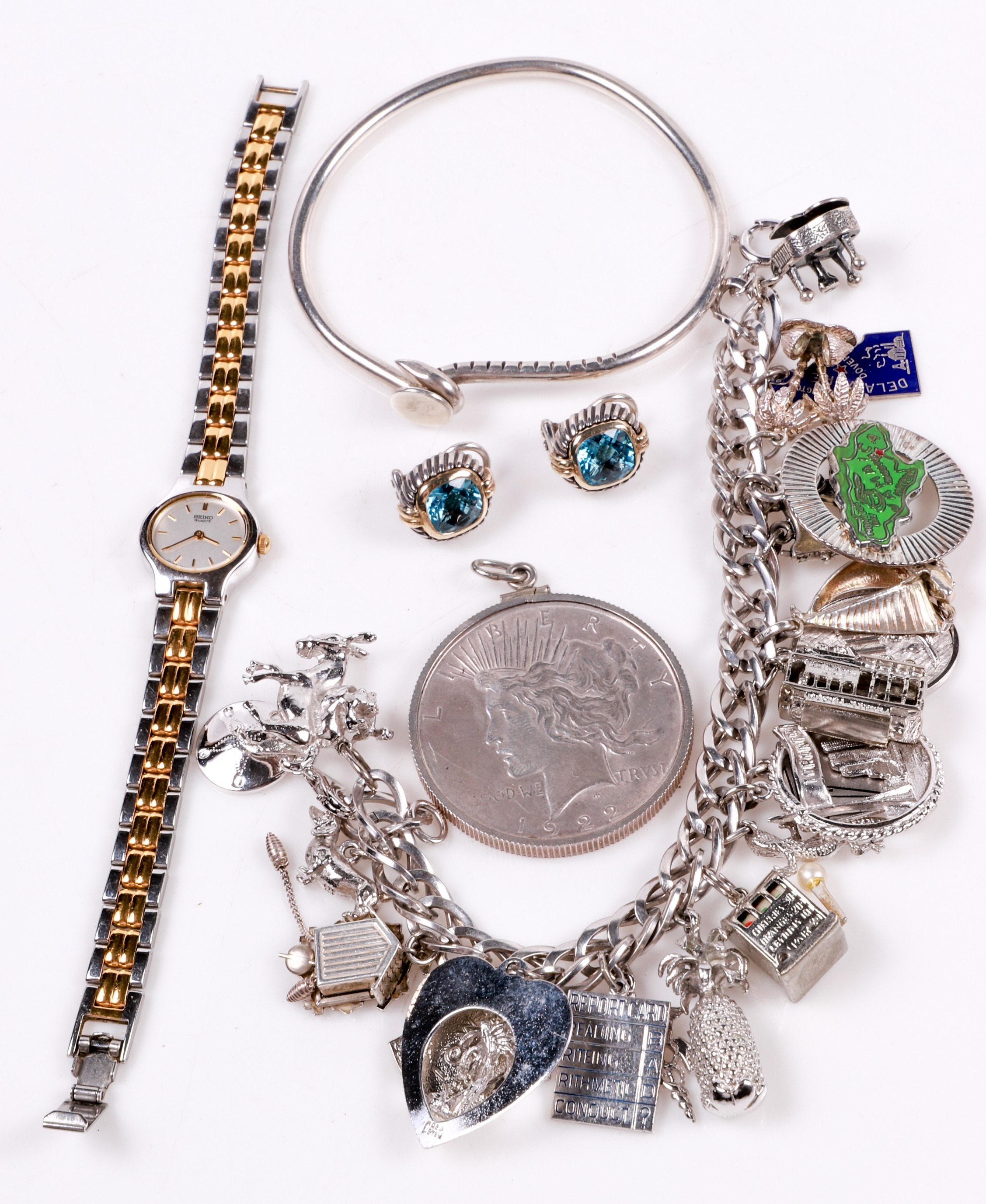 (4)  Sterling silver Jewelry and