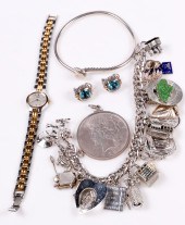 (4)  Sterling silver Jewelry a