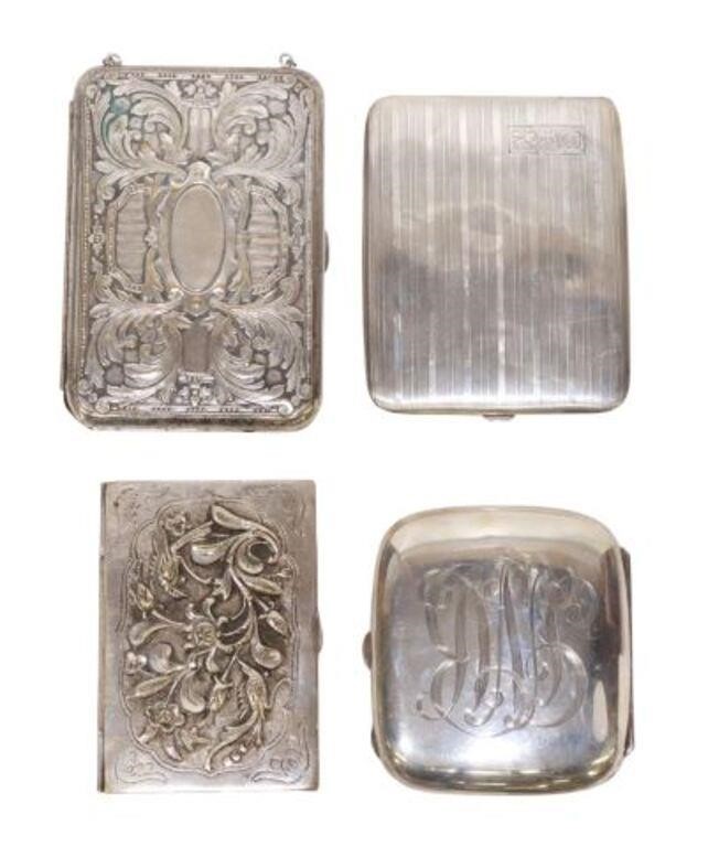 (4) STERLING SILVER & PLATE CARD