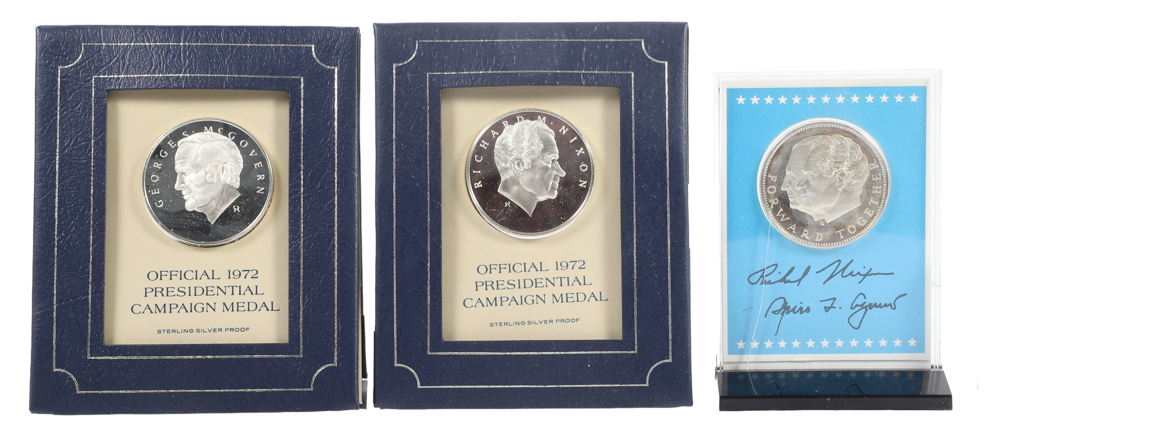 (4) Sterling silver political