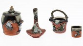 4 SUMIDA GAWA POTTERY ARTICLES