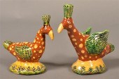 4 SUSAN CAMPBELL REDWARE BIRD