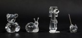 4 SWAROVSKI CRYSTAL FIGURINES4