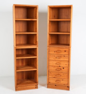 (4) SWEDISH PINE IKEA STACKABL