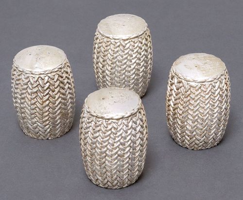 (4) TANE MEXICO SILVER WOVEN