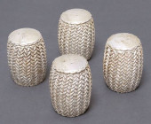 (4) TANE MEXICO SILVER WOVEN P