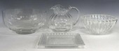 (4) TIFFANY & CO. CRYSTAL BOWL