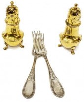 (4) TIFFANY VERMEIL SHAKERS &