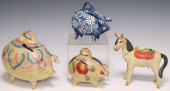 (4) TLAQUEPAQUE MEXICO POTTERY