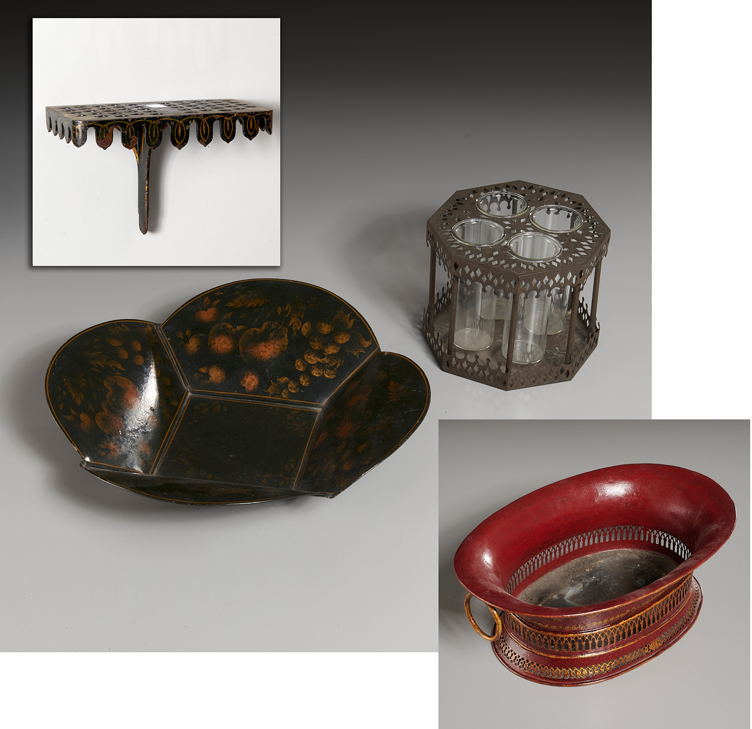 (4) TOLEWARE AND METALWORK