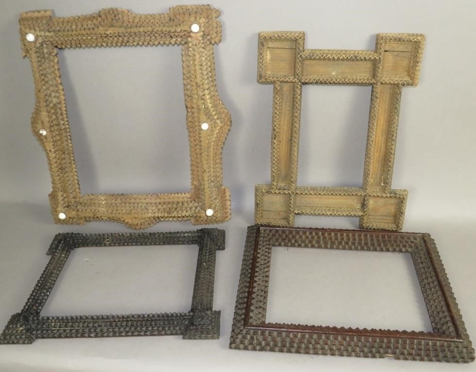 4 TRAMP ART TYPE FRAMESca. late