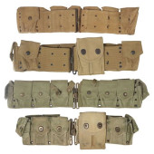 (4) U.S. ARMY CARTRIDGE BELTS,