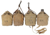 (4) U.S. MODEL 1910 CANTEENS<b
