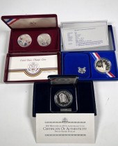 (4) US SILVER PROOF DOLLARS $1