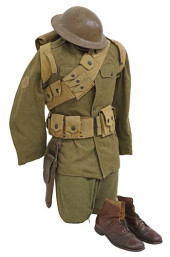 (4) U.S. WWI CAVALRY UNIFORM &