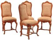 (4) VENETIAN RED PAINTED &AMP;