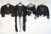 4 VICTORIAN MOURNING BUSTLE JA