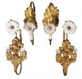 4) VICTORIAN PRESSED & GILT ME