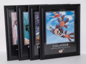 4 VINTAGE 1998 LOONEY TUNES IN