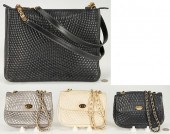 4 VINTAGE BALLY QUILTED LEATHE