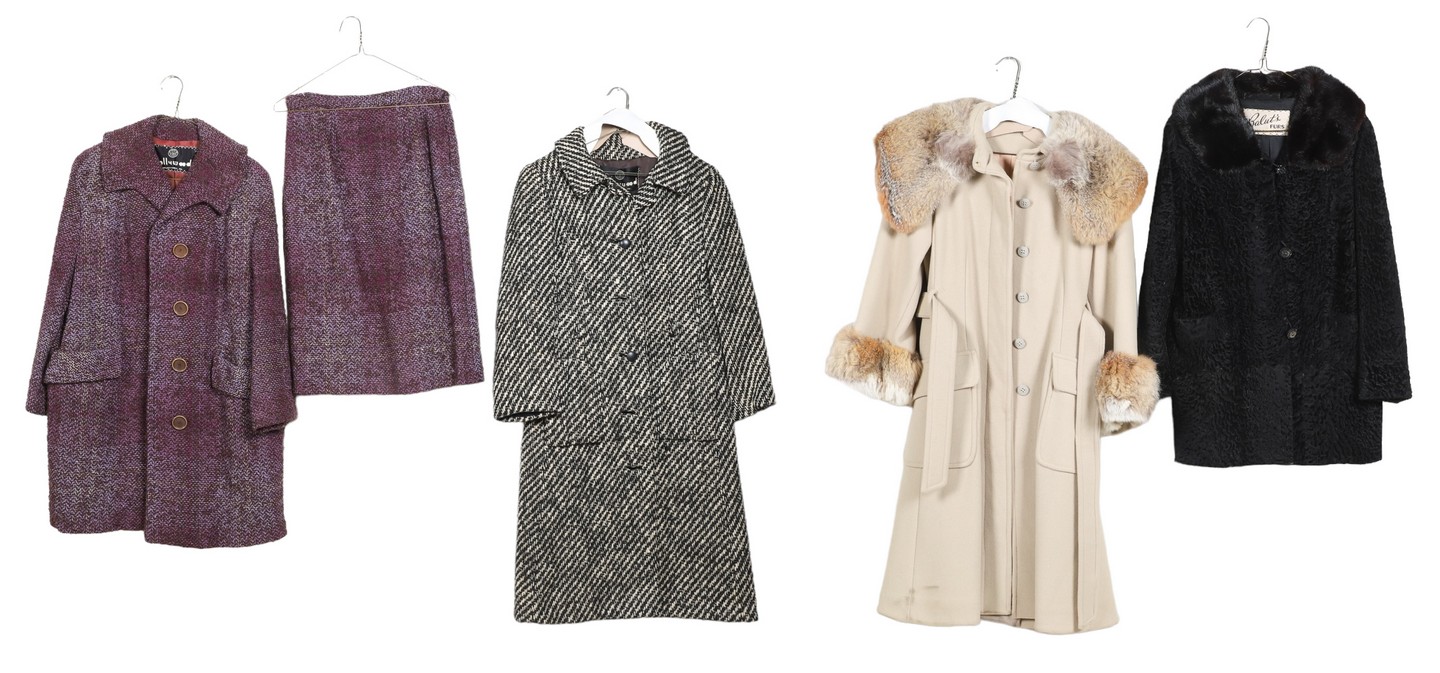 (4) Vintage coats and suit to