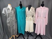 4 Vintage Dresses c1980s. Incl