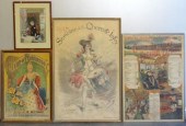 4 Vintage French Posters.''Sem