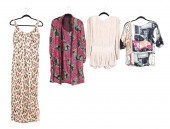 (4) Vintage sequined garments