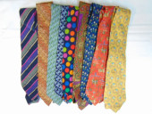 (4) VINTAGE SILK GUCCI TIES. (