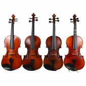(4) Violins, c/o (2) Cecilio f