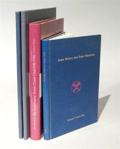 4 vols.  Court Tennis - Club