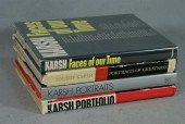 (4) volumes  on Yousuf Karsh,