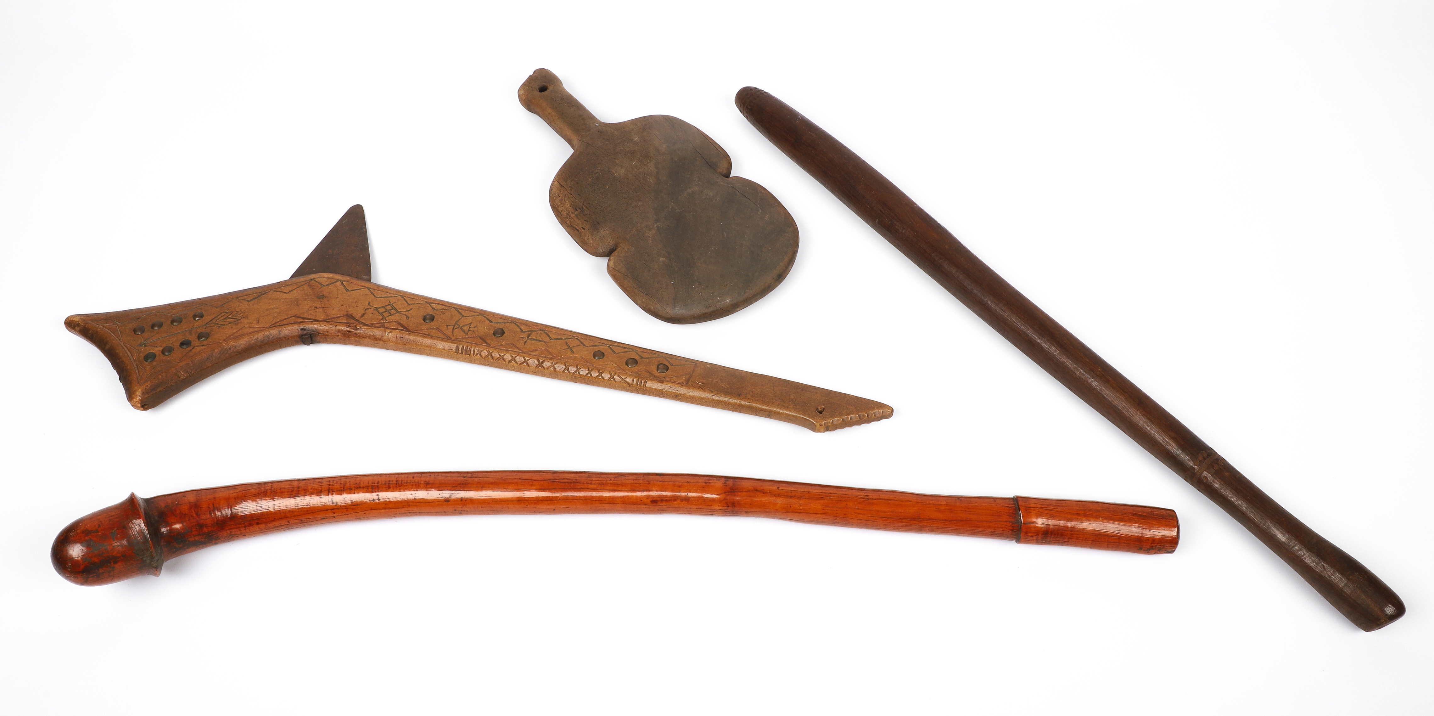(4) War clubs to include gun