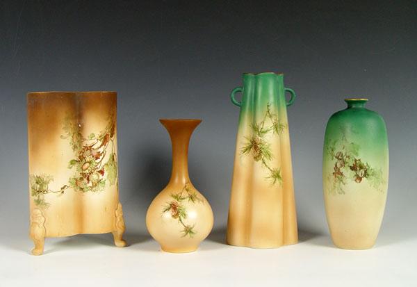 4 WARWICK CHINA PINE BOUGH AND