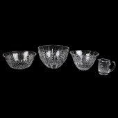 (4) Waterford bowls and creame