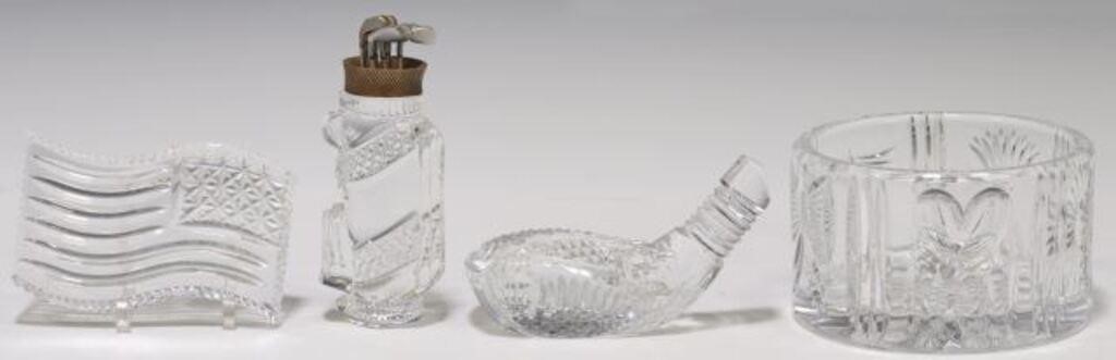 4) WATERFORD CRYSTAL PAPERWEIGHTS &