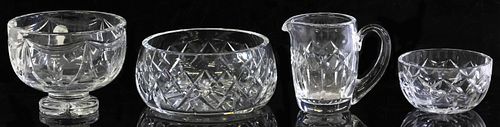 (4) WATERFORD CUT CRYSTAL