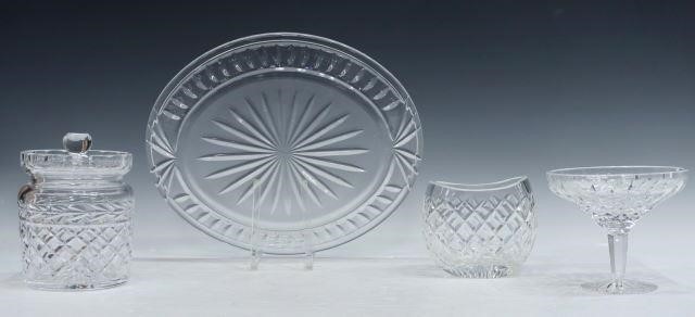 (4) WATERFORD CUT CRYSTAL SERVICE &