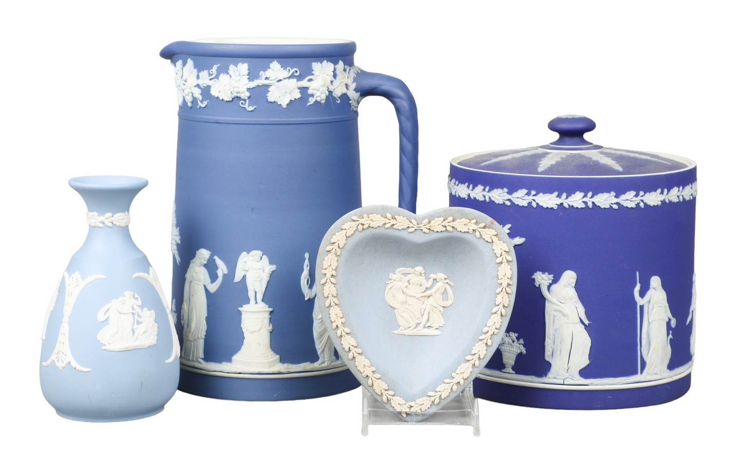 (4) Wedgwood Jasperware table items