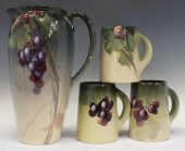 (4) WELLER EOCEAN ART POTTERY