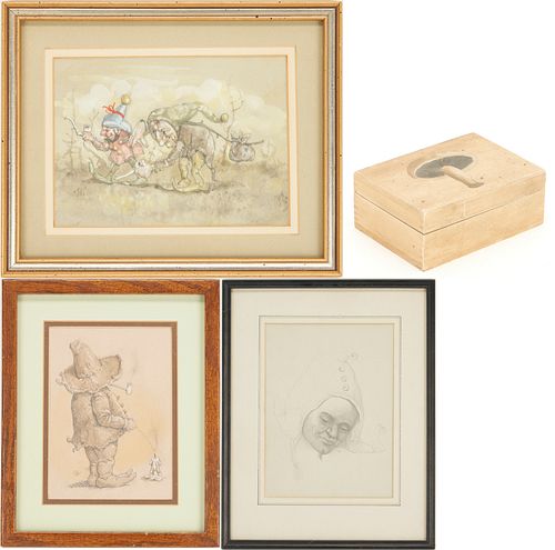 4 WERNER WILDNER ARTWORKS, INCL.